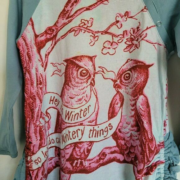 Paper Wings Winter Owls Dress - Picture 3 of 12